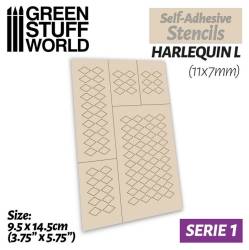 Self-Adhesive Stencils - Harlequin L