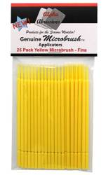 Alpha MicroBrush Yellow: Fine Applicator (25/pk)