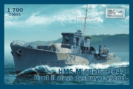 HMS Middleton 1943 Hunt II Class Destroyer Escor
