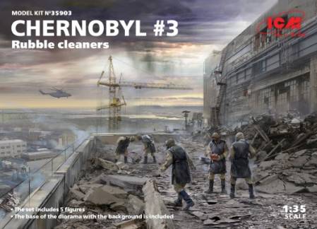 Chernobyl #3: Rubble Cleaners Diorama Set