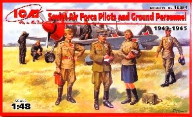Soviet AF Pilots & Ground Personnel 1943-45 (7)