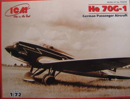 German He70G1 Passenger Aircraft