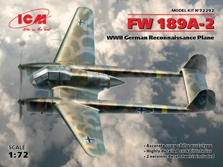 WWII German Fw189A2 Recon Aircraft