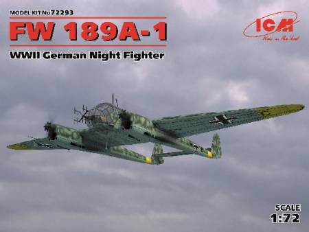WWII German Fw189A1 Night Fighter