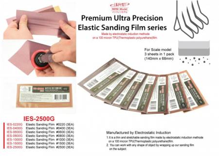 Elastic Sanding Film - 800 Grit