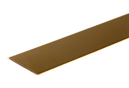 Brass Strip .016 x 1 x 12 - 1 pc.