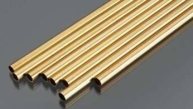 Square Brass Tube .014 Wall - 1/4 x 12 - 1 pc.