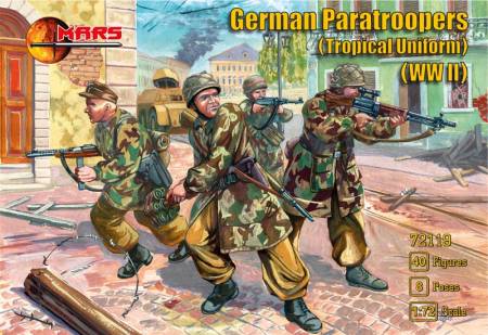 WWII German Paratroopers in Tropical Uniform