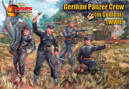 WWII German Panzer Crew in Combat