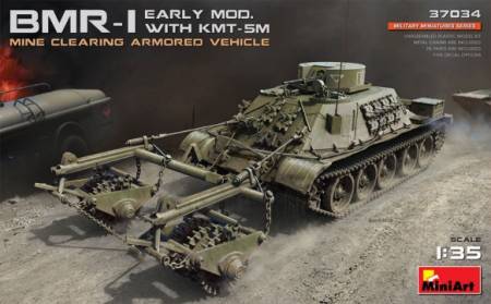 BMR1 Early Mod w/KMT5M Mine Clearing Armored Vehicle
