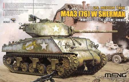 WWII M4A3(76)W Sherman US Medium Tank