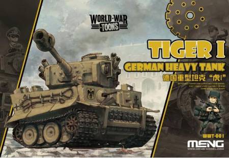 German Tiger I Heavy Tank - World War Toon - Meng Model Kids Caricature Series