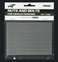 Large Nuts & Hex Bolts w/Washers Set B Plastic
