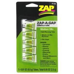 Zap-a-Gap CA+ Single Use Tubes .01oz