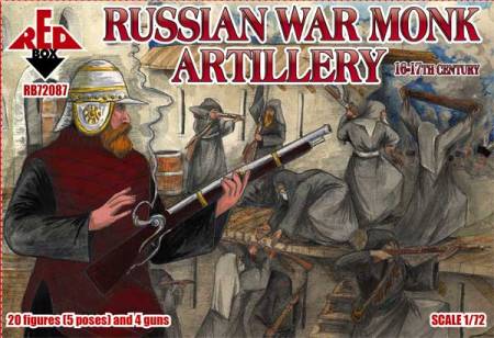 Russian War Monk Artillery 16-17th Century Set 2