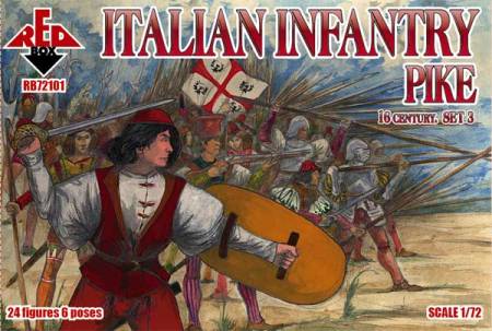 Italian Infantry Pikemen Set #3 - 16th Century