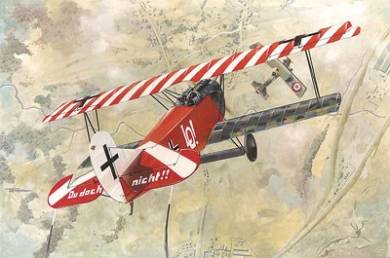 Fokker D VII (OAW Early) WWI German BiPlane Fighter