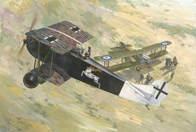 Fokker D VII (ALB Early) WWI German BiPlane Fighter