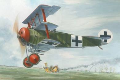 Fokker Dr I Red Baron WWI German Triplane Fighter
