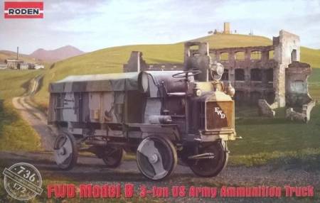 FWD Model B 3-Ton US Amy Ammunition Truck w/Canvas-Type Cover