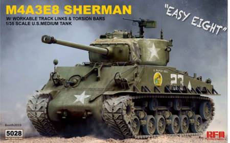 M4A3E8 Sherman Easy Eight with Workable Track Links & Torsion Bars