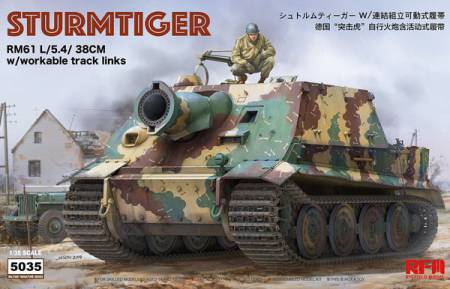 Sturmtiger RM61 L/5.4/38cm with Workable Track Links