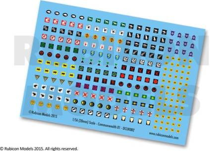 WWII (Allied) Commonwealth Generic Decal Set 1