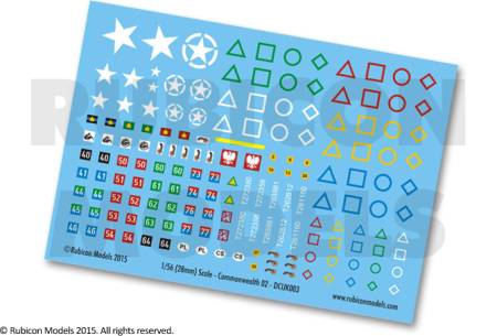 WWII (Allied) Commonwealth Generic Decal Set 2