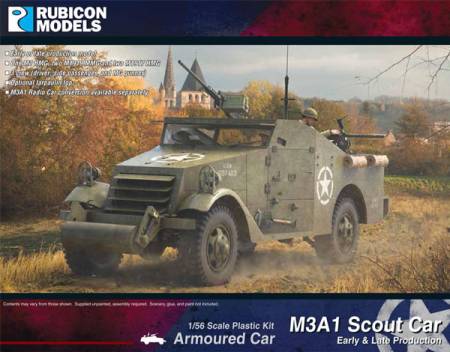 WWII U.S. M3A1 Scout Car (Early & Late Production)