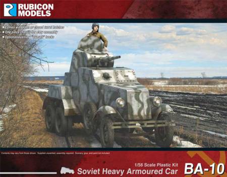 WWII Soviet BA-10 Heavy Armoured Car