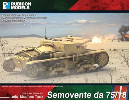 WWII Italian Semovente da 75/18