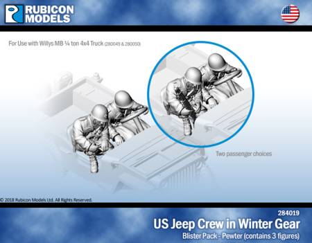 US Jeep Crew - US Infantry in Winter Gear