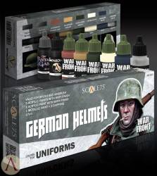 Scale Color Warfront Paint Sets: German Helmets