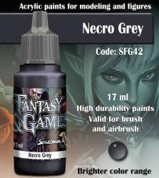 Fantasy and Games- Necro Grey Paint 17ml