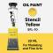Scalecolor Floww Oil Paints: Stencil Yellow 20Ml Tube