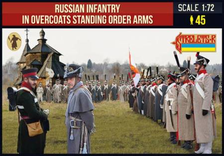 Strelets R - Russian Infantry in Overcoats Standing Order Arms