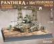 Panther A (Full Interior & Zimmerit) + 16t Strabokran with Maintenance Diorama & Display Base