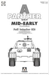 WWII SdKfz 171 Panther A Mid-Early Production Tank w/Full Interior