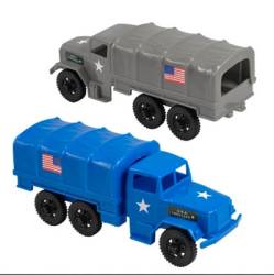 TimMee Plastic Army Men TRUCKS - M34 Deuce and a Half Cargo Vehicles