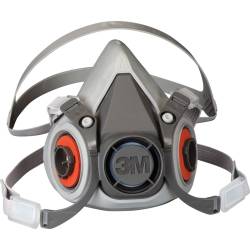 6000 Series Half Facepiece Reusable Respirator Mask (Medium)