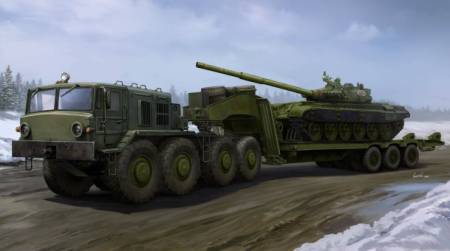 MAZ537G Late Production Tank Transporter w/ChMZAP9990 Semi-Trailer