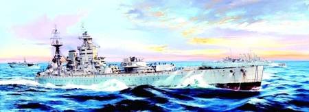 HMS Nelson British Battleship 1944