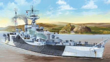 HMS Abercrombie British Monitor Ship