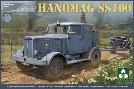 German WWII Hannomag SS100 Tractor