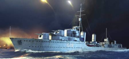HMS Zulu British Tribal Class Destroyer 1941