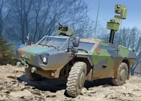 German Fennek LGS (Light Armored Recon Vehicle) German Version