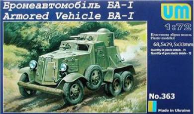 BA-1 Soviet Armored Vehicle