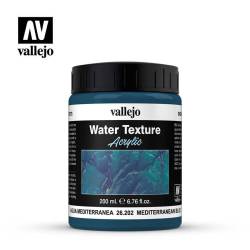 Vallejo Water Effects- Mediterranean Blue Water 200ml.