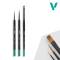 Vallejo Starter Synthetic Brush Set: Precision Round 3/0 & 1, Effects Flat 4