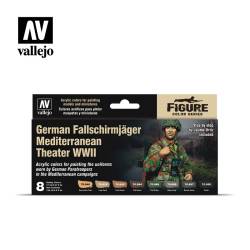 WWII German Fallschirmjager Mediterranean Theater Uniforms Model Color Paint Set
